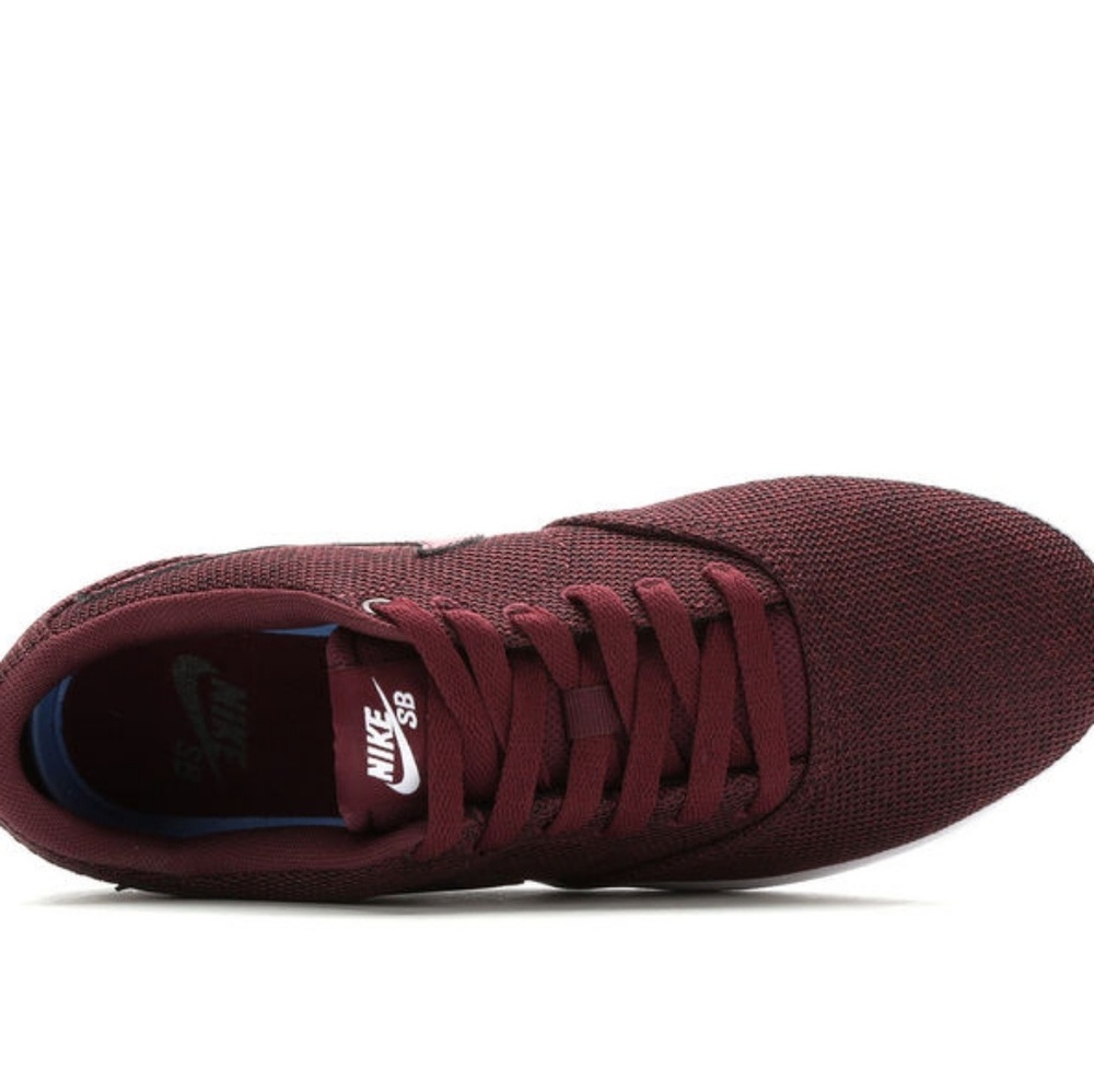 Maroon Nike Solar Check Canvas Prem Skate Shoes - Picture 7 of 7